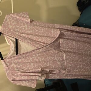 Nine West faux wrap midi dress